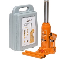 Бутылочный домкрат Airline 4 т, в кейсе, MIN - 195 мм, MAX - 380 мм AJ-B-04K