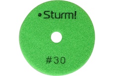 Круги шлифовальные гибкие Sturm ! 9012-D100-30