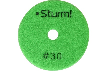 Круги шлифовальные гибкие Sturm ! 9012-D100-30
