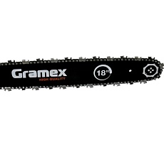 Пила бензиновая цепная Gramex CS-1835 2,5 кВт, 3,5 л.с, шины 18 дюймов/45 cм 0,325 дюйма, 1,3 мм-72 зв 1/2 29647