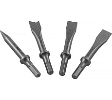 Комплект коротких зубил для пневматического молотка 4 предмета JAZ-3944H JonnesWay 47514