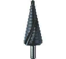 Сверло ступенчатое HSS TiAlN 6-30 мм, спиральная канавка, трёхплоскостной хвостовик ZIRA ZI-500622