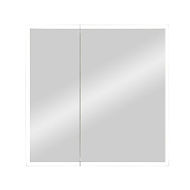 Зеркальный шкаф Континент Reflex LED 80x80 с подсветкой, МВК027