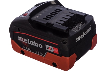 Аккумулятор LiHD 18 В, 5.5 А*ч Metabo 625368000