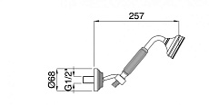 Душевой набор Bugnatese Olimp OLIMP-KD-03/24 золото