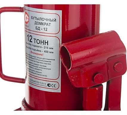 Бутылочный домкрат Калибр БД-12 00000046564