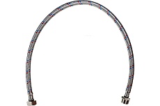 Подводка гибкая для воды ELKA с оплеткой из нержавеющей стали 1/2&quot; х 60 см в/н ИС.100925