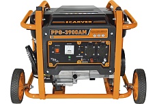 Генератор Carver PPG- 3900АM бензин LT-170F, 2,8/3,0 кВт, 220В, бак 15 л, колеса 01.020.00027