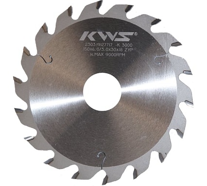 Диск пильный пазовый KWS 150х30х4.0х18T ZYP 3000 05030-251138