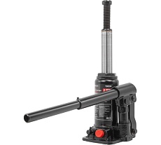 Бутылочный домкрат с клапаном Forcekraft 2 т, h min 150 мм, h max 280мм, ход штока 80 мм, ход винта 50 мм FK-T90204(DS)(26569)