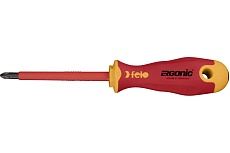Диэлектрическая крестовая отвертка Felo Ergonic PH 2X 100 41420390