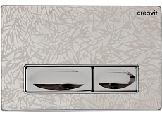 Кнопка смыва Creavit Design Ozel GP4009.36 хром/узор