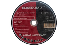 Круг отрезной по металлу Premium (230х2.5х22.2 мм) OXCRAFT PO000093786
