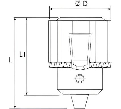 Сверлильный патрон 13 мм под ключ с оправкой B16/MS2 (для тяжелых условий эксплуатации) Unipro 16909