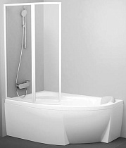 Шторка для ванны Ravak VSK2 Rosa белая/Rain 170x150 L