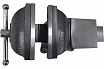 Слесарные тиски Griff 100 мм, серия PRO, поворотные, стальные, с наковальней g164024