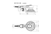 Эксцентриковая шлифовальная машина Metabo SXE 150-5.0 BL 615050700