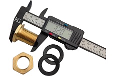 Штуцер для врезки в бочку HG 1/2&quot; НР короткий 1897797