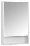 Зеркальный шкаф Акватон Сканди 55 см белый, 1A252102SD010