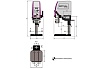 Прецизионный вертикально-сверлильный станок настольный Optimum OPTIdrill DX13V 3020150