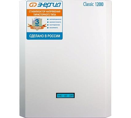 Тиристорный стабилизатор Энергия 12000 ВА Classic Е0101-0099