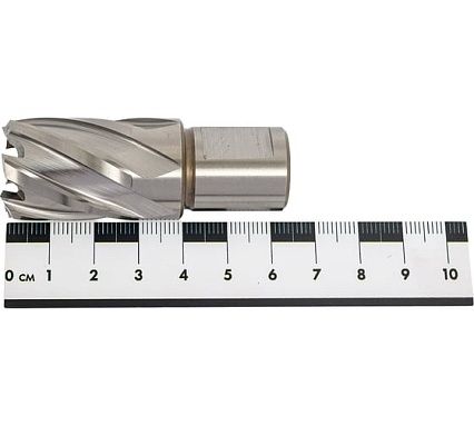 Сверло корончатое HSS по металлу (23х30/63 мм; Weldon 19) D.BOR CD-HSS-030-023-W