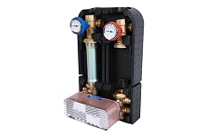 Насосная группа STOUT с 34 пластинами, с насосом, в теплоиз. Grundfos UPSO25-65 SDG-0038-342502 RG008U9S95RRLF