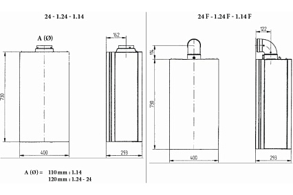 Газовый настенный котел Baxi ECO Four 1.14 CSE46114354-