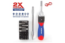 Отвертка WORKPRO 2X DRIVE с трещоткой, 28 предметов WP221053