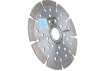 Диск алмазный сегментный по бетону (125x1.8x11x22.23 мм) Kronger U200125