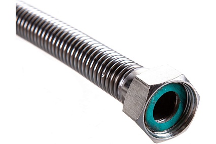 Подводка для газа СТМ ГАЗ сильфонная, 3/4", гайка-гайка, 50 см CGHF3405