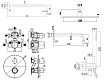 Душевой набор Paffoni Light KITLIQ019NO046KING душ 30 см, излив 24.5 см, с термостатом, черный