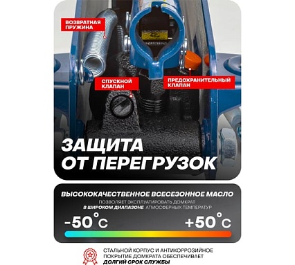 Подкатной домкрат Forsage 2т, в кейсе F-TH22001C кейс(6924)