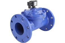 Электромагнитный клапан DN.ru VSF-602V-PU-NC Ду100 Ру10 24В AC пилотного действия D130-04210