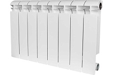 Алюминиевый радиатор STOUT ALPHA 350 8 секций, боковое подключение SRA-2310-035008 RG00908P2TLDT0