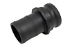 Камлок TITAN LOCK 3in типа E, ниппель с хвостовиком (полипроп.) TL300EPP