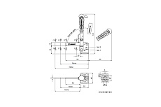 Прижим вертикальный KUKAMET с привариваемым винтом 211-2-D-C1