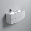 Мебель для ванной Jacob Delafon Nona 140 см, белый блестящий