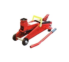 Подкатной домкрат Torin 2т, Н=125-300мм, в кейсе TA82007S