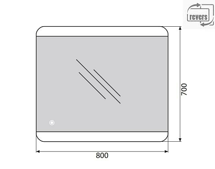 Мебель для ванной BelBagno Etna 70x45x60 см Bianco Lucido