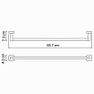 Полотенцедержатель WasserKRAFT Lippe K-6530
