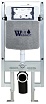 Комплект Weltwasser 10000011497 унитаз Salzbach 043 GL-WT + инсталляция + кнопка Amberg RD-WT