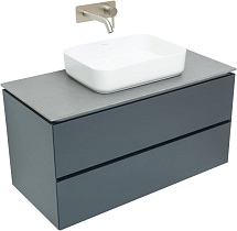 Мебель для ванной Allen Brau Infinity 100 см, 2 ящика, anthracite matt