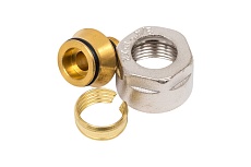 Фитинг STI коллекторный (евроконус) ду16x3/4 дюйм для металлопластиковой трубы ду16 D190-00140