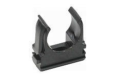 Крепеж-клипса для монтажа труб ТРИЗАМ O 40 мм, черная, 10 шт. TRZ0399