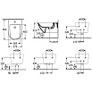 Подвесное биде Villeroy&Boch Subway 3.0 44700001 альпийский белый