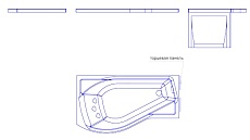 Боковая панель короткая Ваннеса Миранда 70x66 R