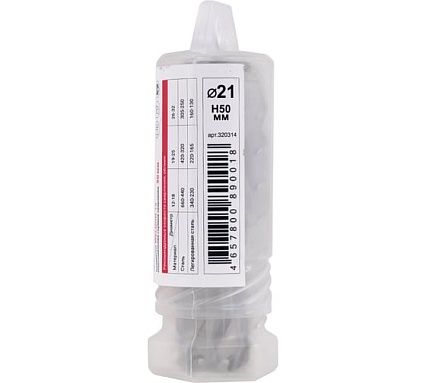 Сверло корончатое по металлу HSS Extra Line 21x50 мм Diam 320314