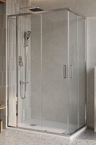 Душевой уголок BelBagno LUCE-AH-21-140/90-C-Cr 140x90 прозрачный, хром