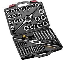 Набор метчиков и плашек SK-5 M6-M24, кейс, 51шт Мастак 351-00051C